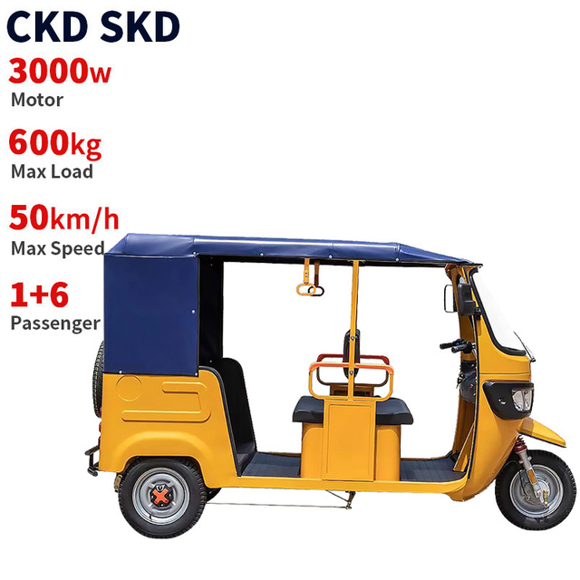 Support 3000W-50 Electric Passenger Tricycle TR02  