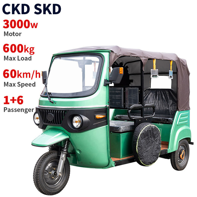  Support 3000W-60 Electric Passenger Tricycle TR01  